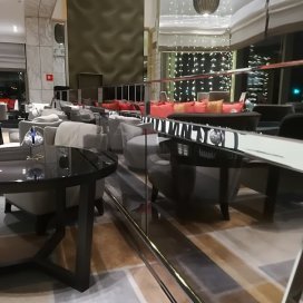 Barierka szklana - restauracja